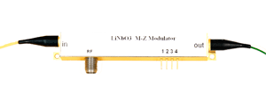 Волоконно-оптический двухкаскадный амплитудный модулятор, 1064 нм, 6 ГГц Rof-oc